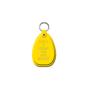 Brelok 9 m-cy - żółty