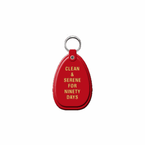 Brelok 90 dni - czerwony