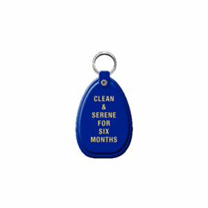 Recovery Keytags - 6 months (blue)
